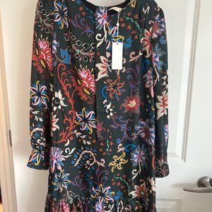 Tory Burch Printed Silk Twill Shirtdress